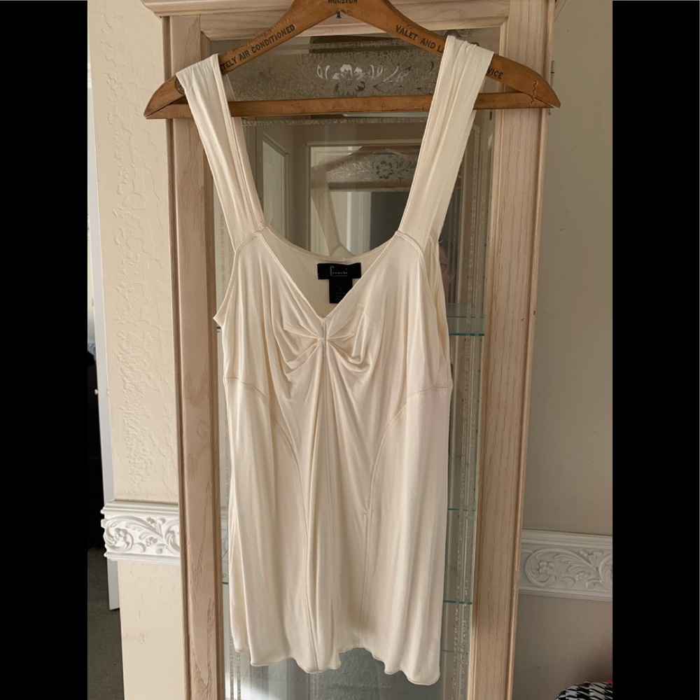 NWT Frenchie Cream Top